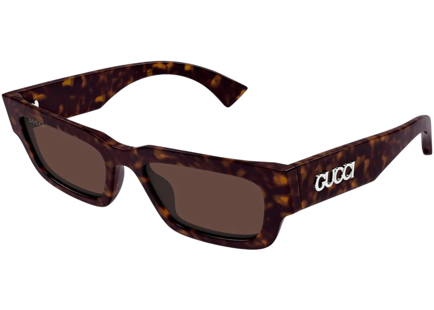 Gucci Rectangular Sunglasses Havana Brown (GG1838S-002)