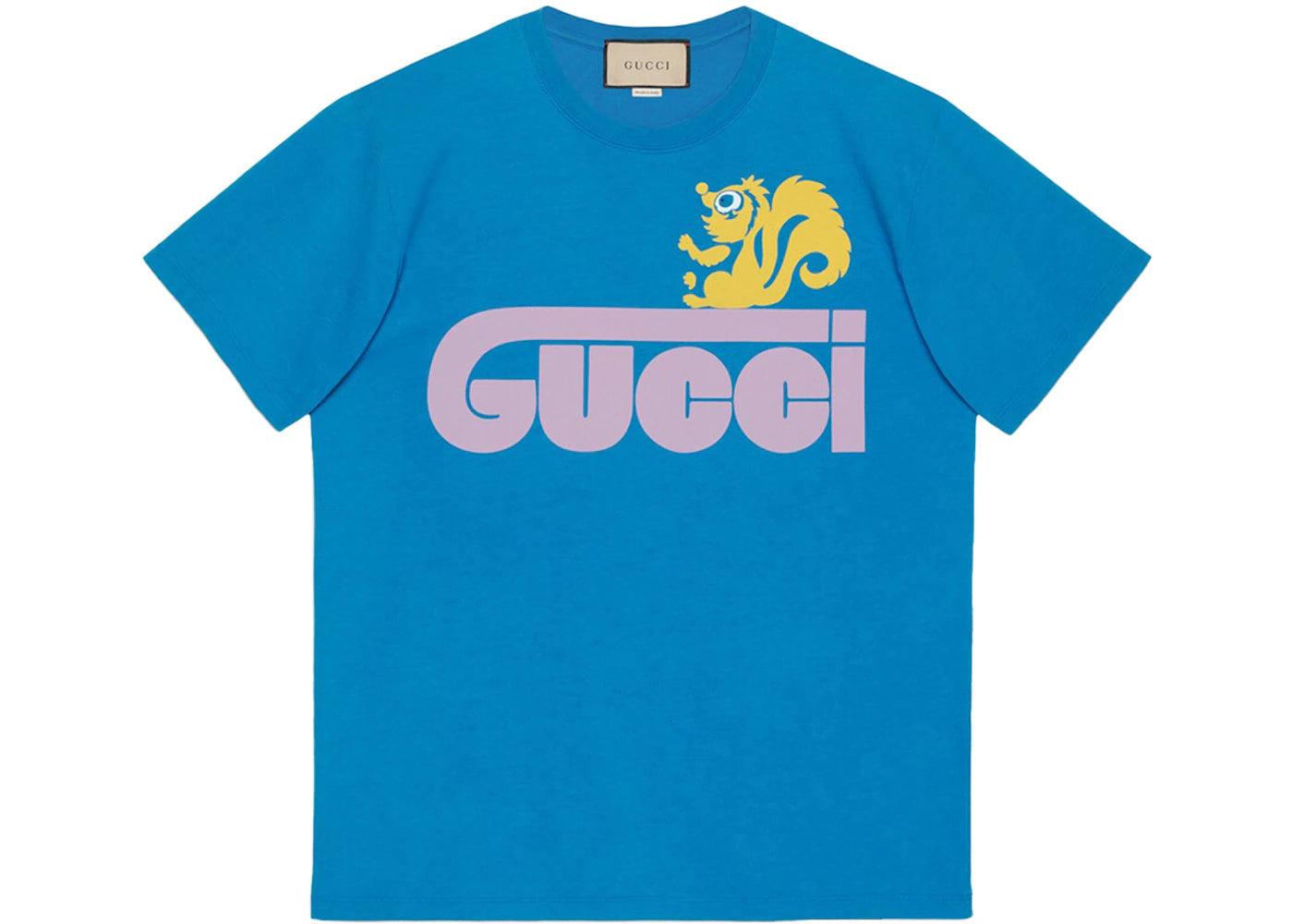 Gucci Retro Skunk Print T-Shirt Royal Blue