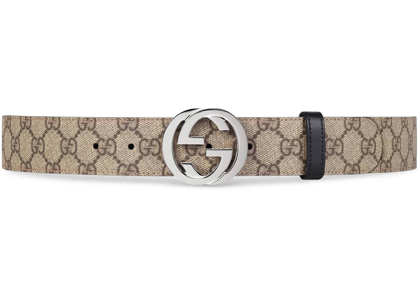 Gucci Reversible GG Supreme Belt Beige/Black