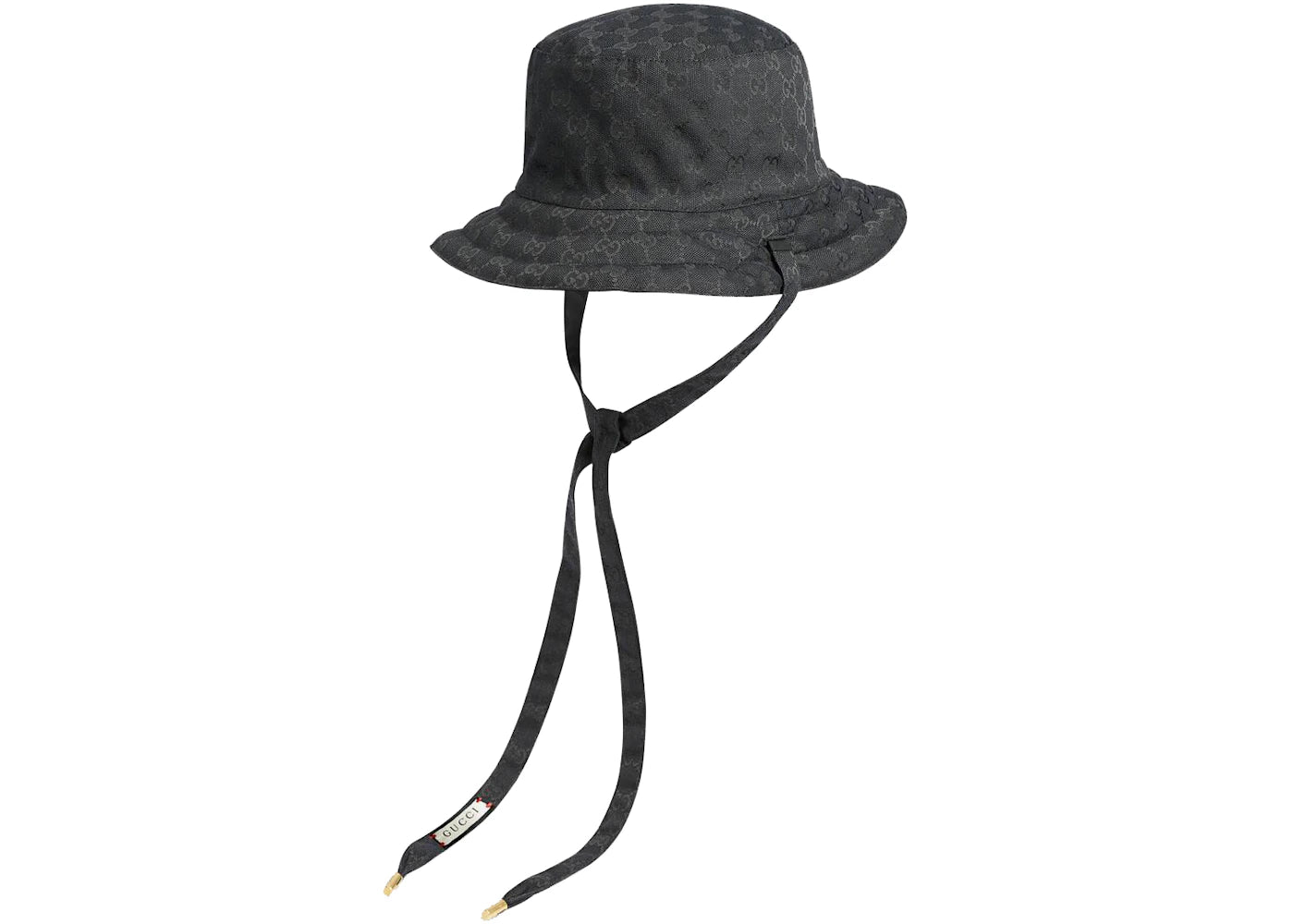 Gucci Reversible Hat in GG Canvas and Nylon Black