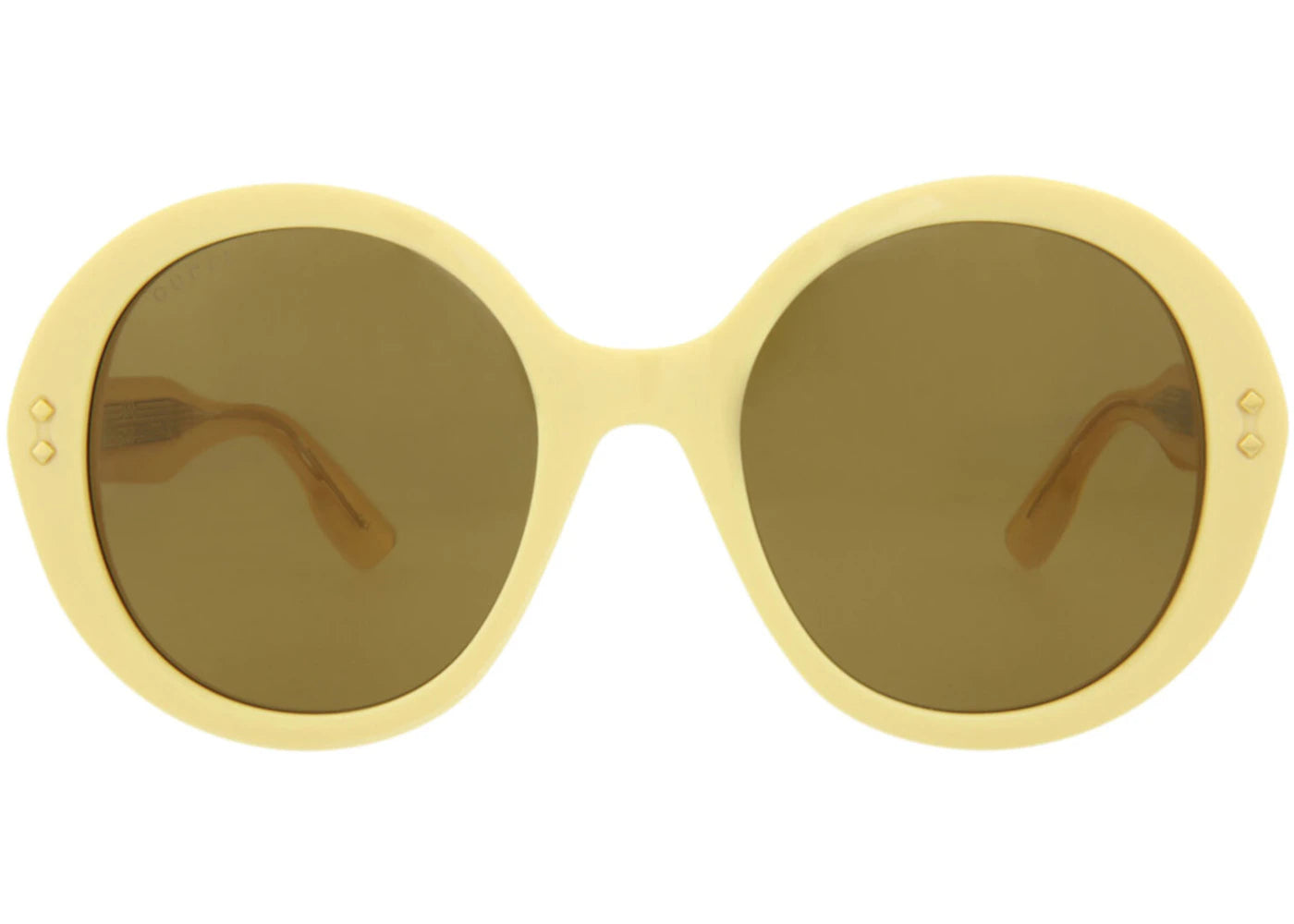 Gucci Round-Acetate Frame Sunglasses Yellow (GG1081S-30012874-004-70078)