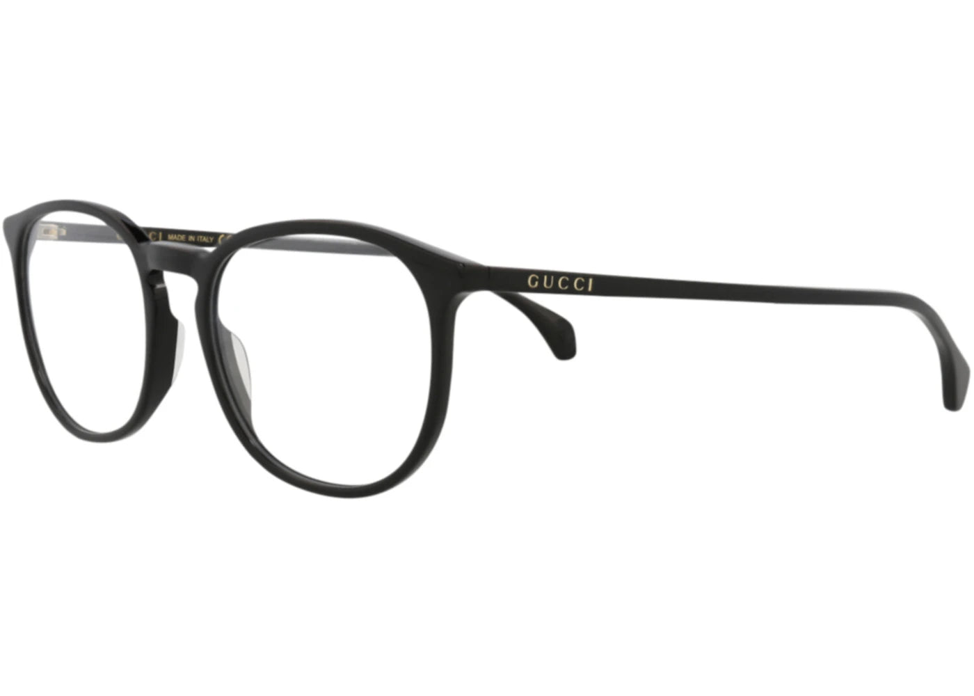 Gucci Round Eyeglasses Black/Black Transparent (GG0551O-30008225-009)