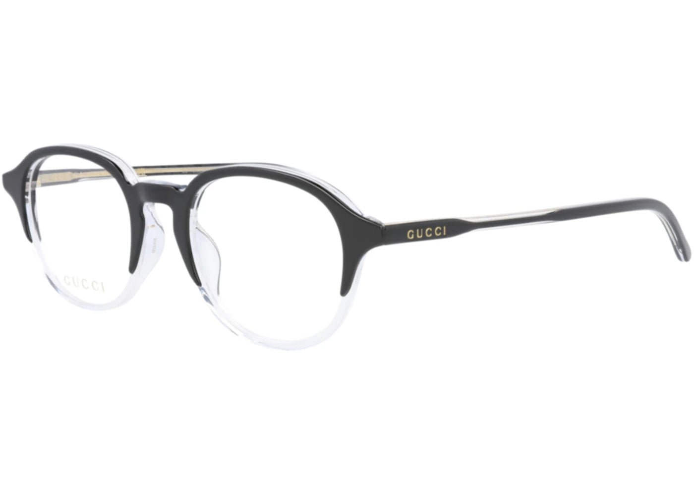 Gucci Round Eyeglasses Black/Black/Transparent (GG1212OA-30013465-003)