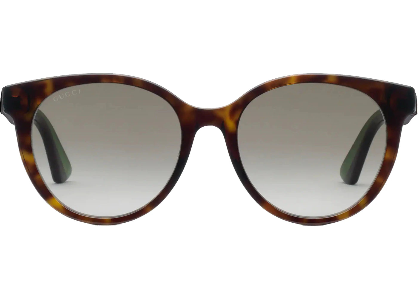 Gucci Round Frame Sunglasses Tortoiseshell/Green (610932 J0740 2332)