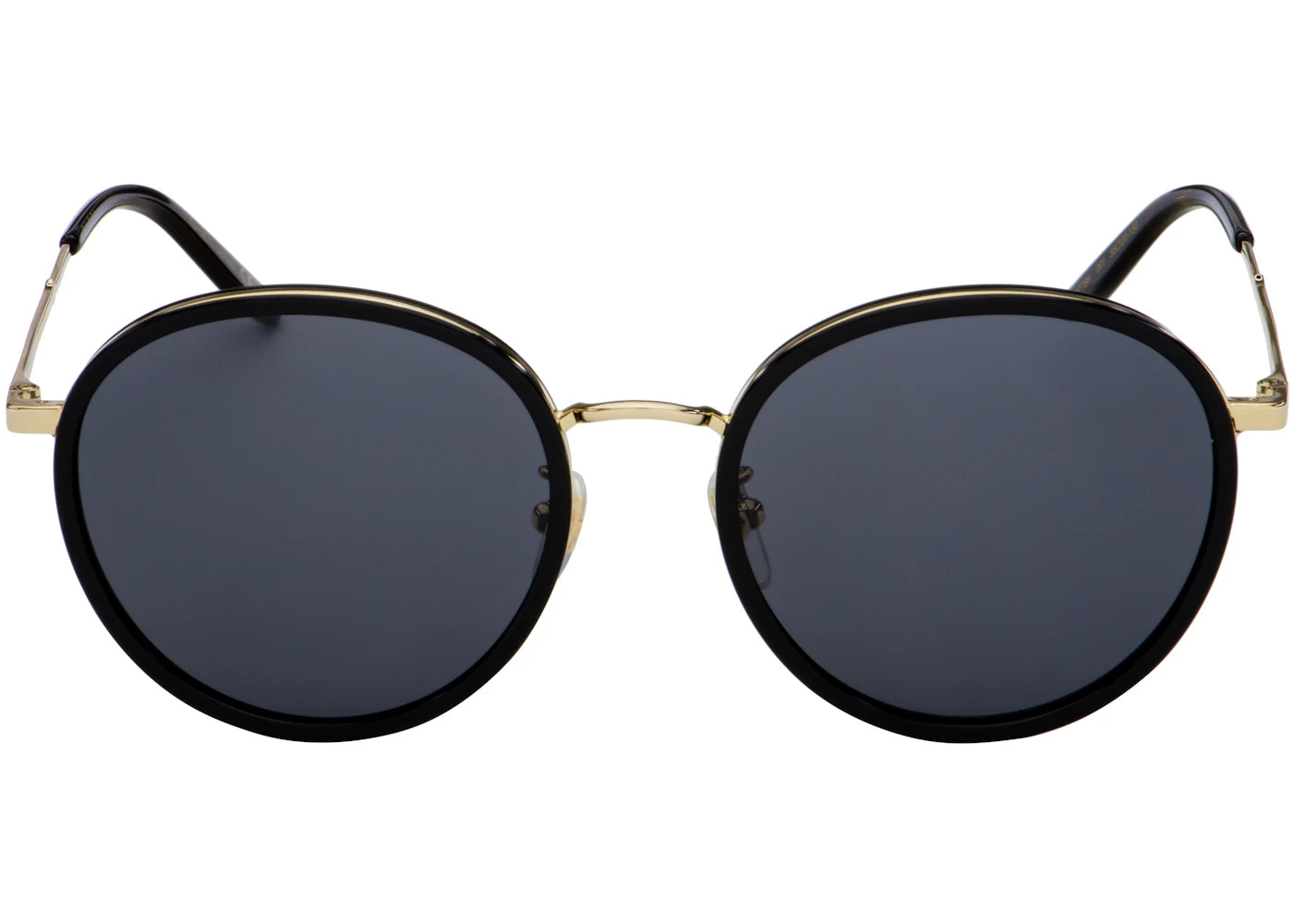 Gucci Round Sunglasses Black/Gold (GG0677SK)