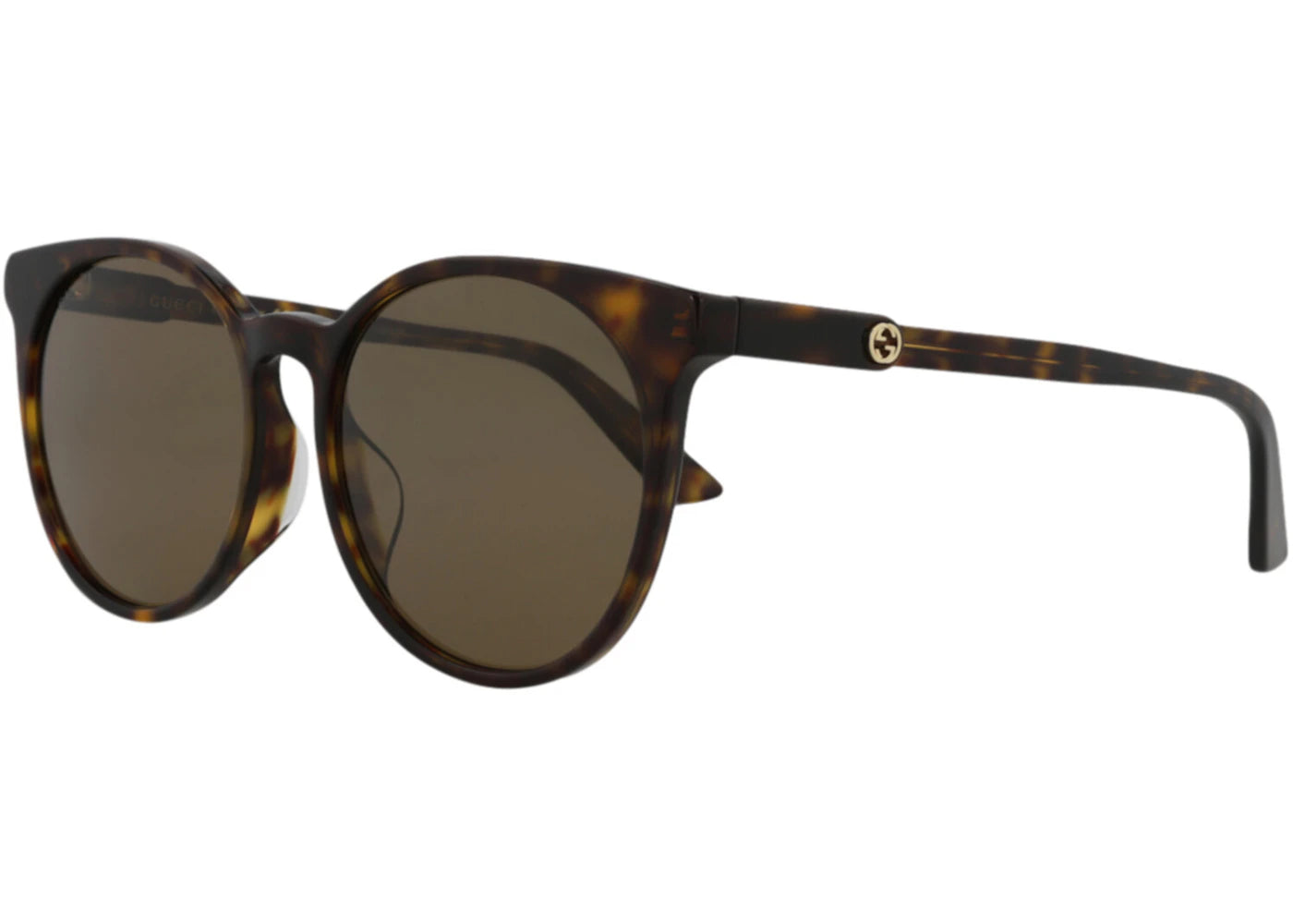 Gucci Round Sunglasses Havana/Havana/Brown (GG0488SA-30006468-002)