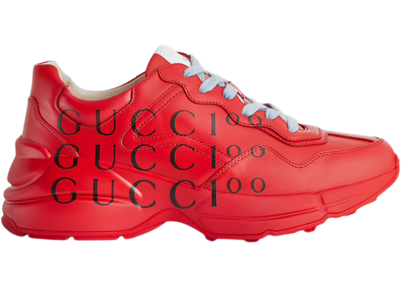 Gucci Rython Blade Letters Gucci Rython 100 Red (Women's) – Side Kicks