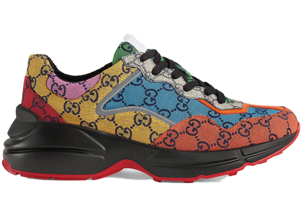 Gucci Rython Volts Gucci Rython GG Multicolor Black (Women's) – Side Kicks