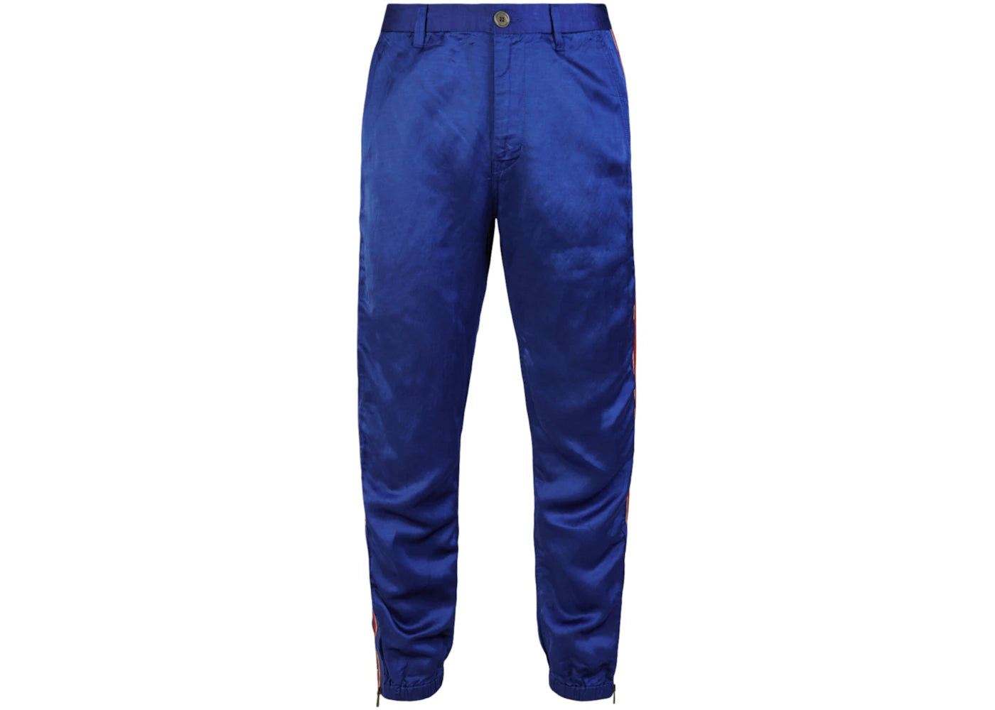 Gucci Satin Trousers Electric Blue