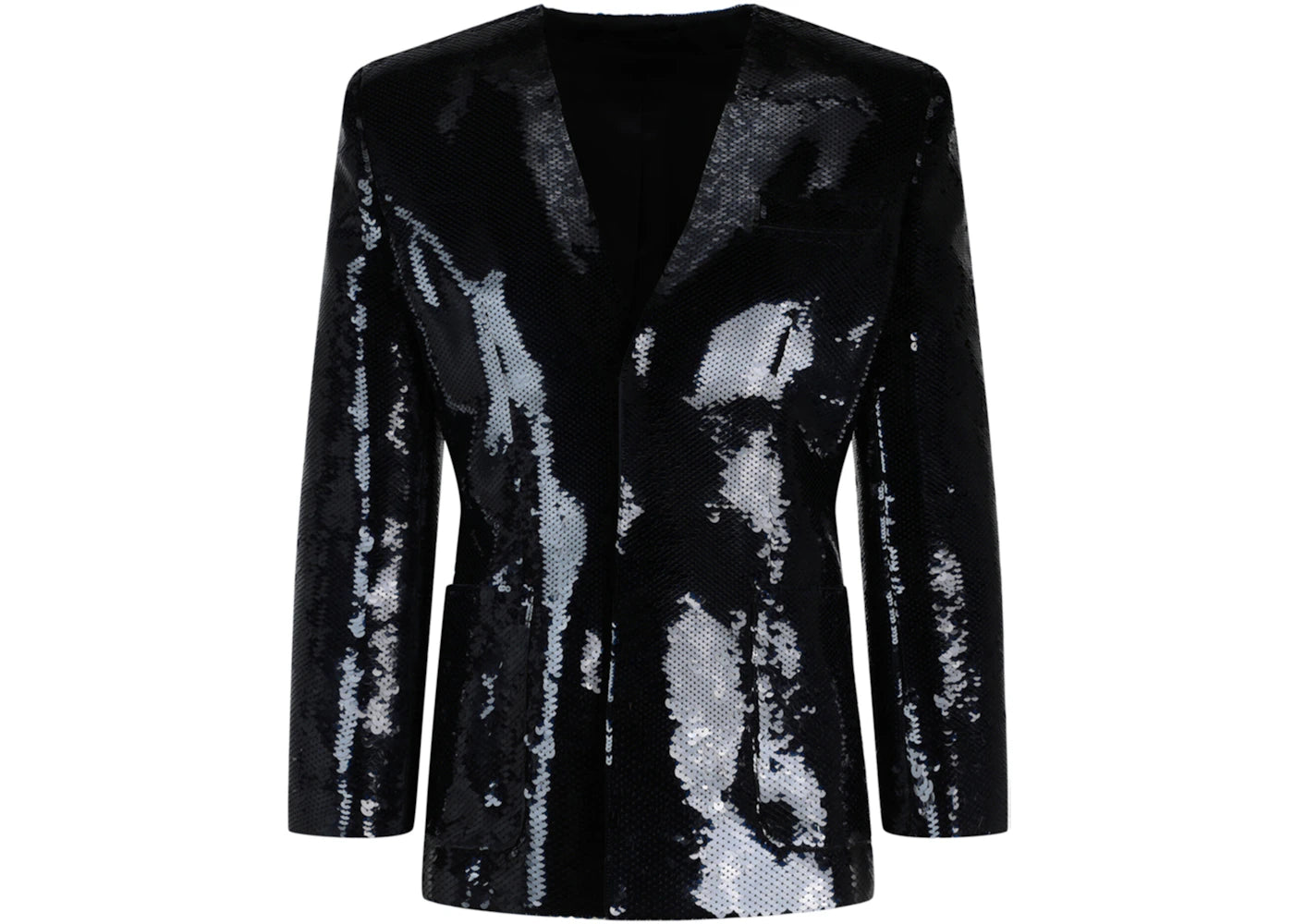 Gucci Sequin Blazer Blue