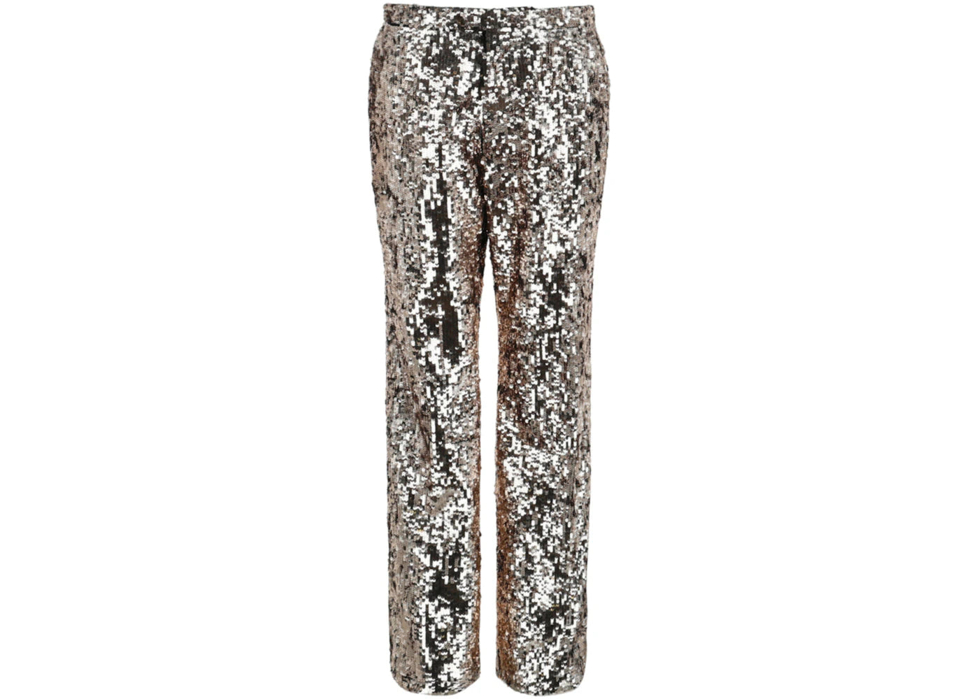 Gucci Sequin Wide-Leg Trousers Pink