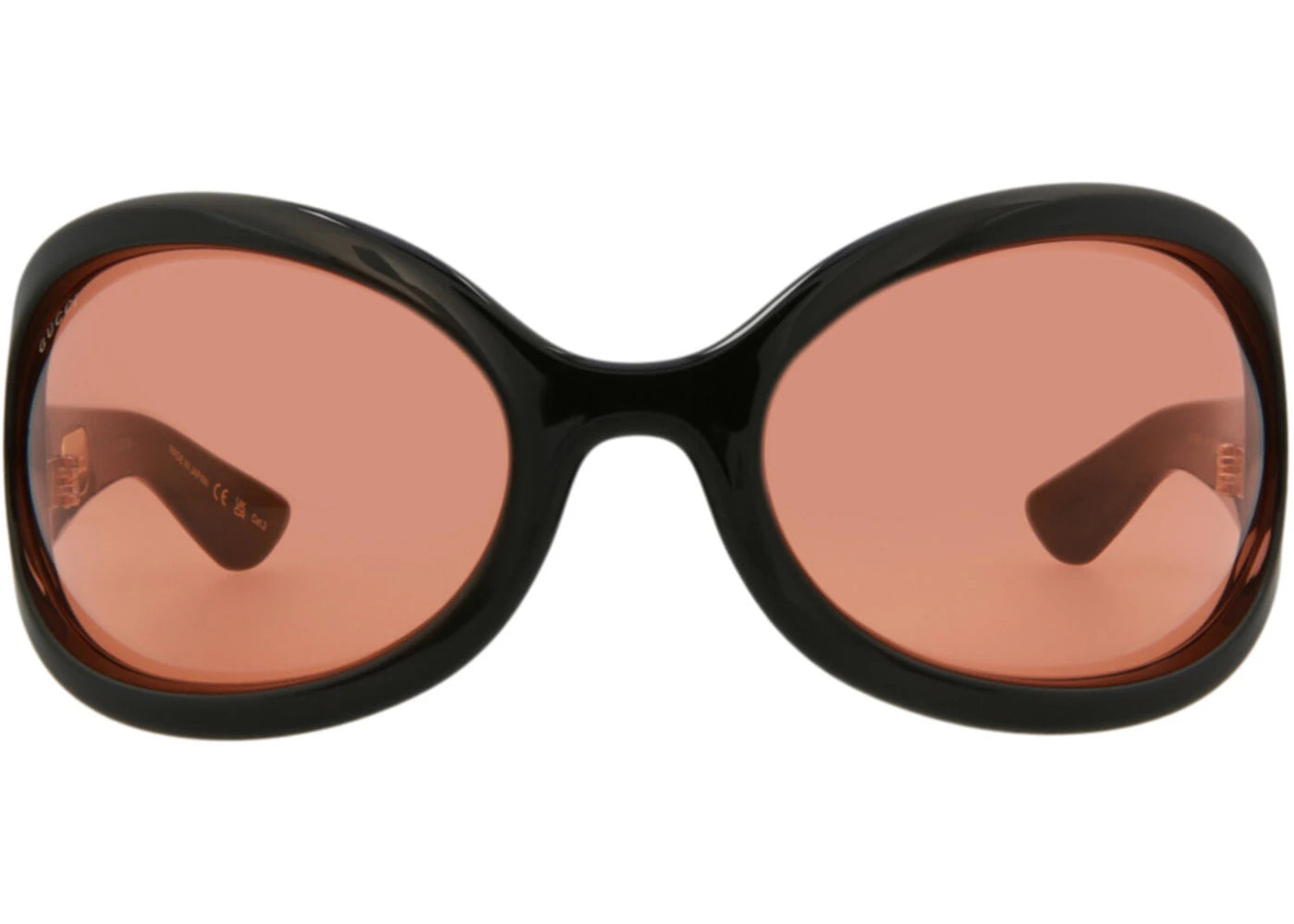 Gucci Shield Sunglasses Black/Red (GG1381S-30014360-001-00015)