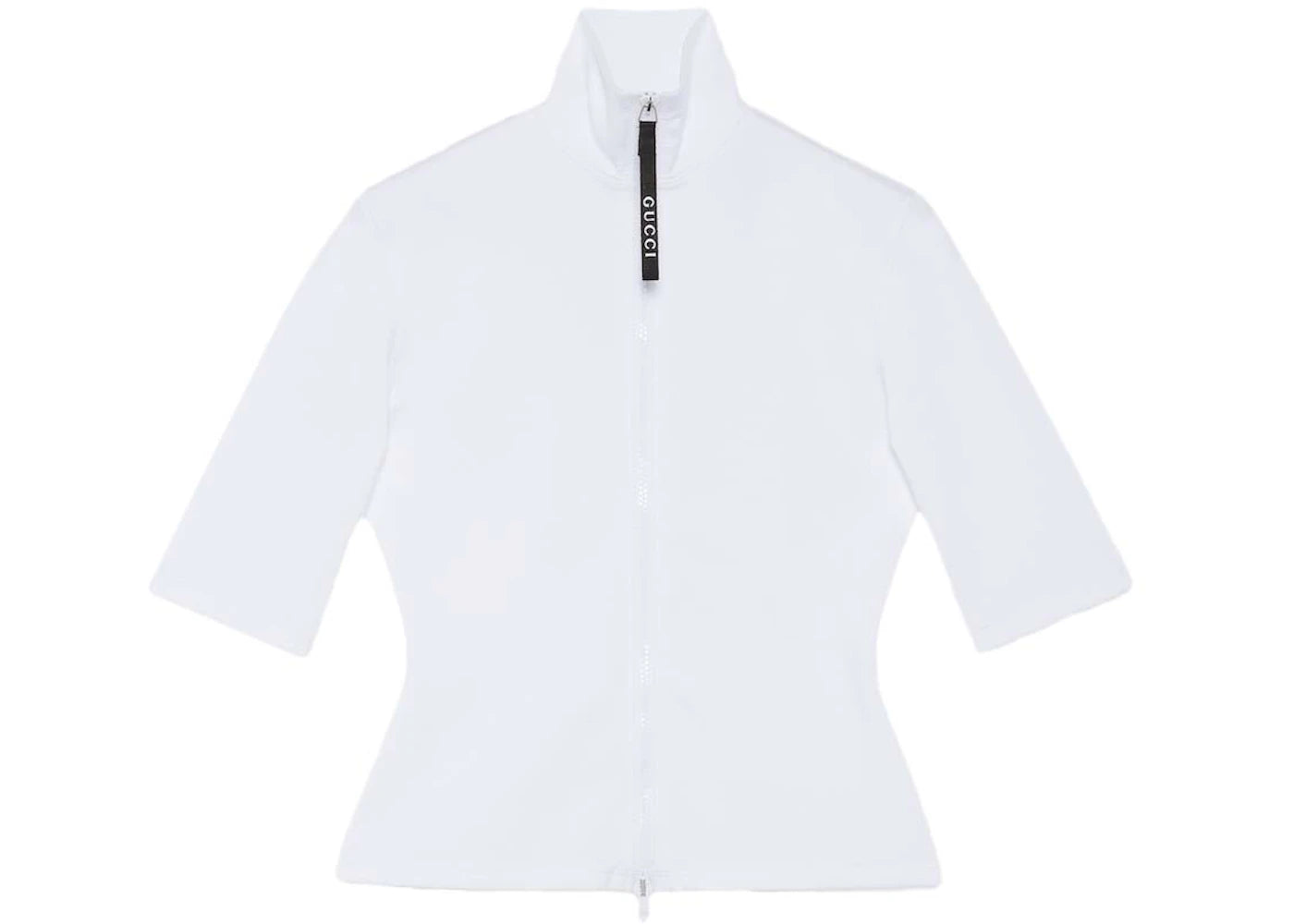 Gucci Shiny Lycra Top White