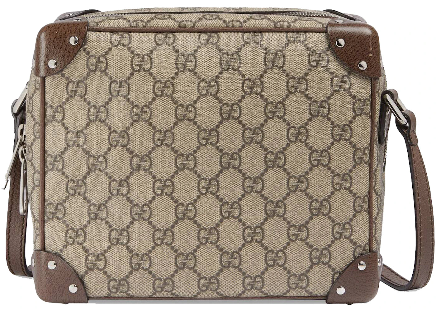 Gucci Shoulder Bag with Leather Details Beige/Ebony