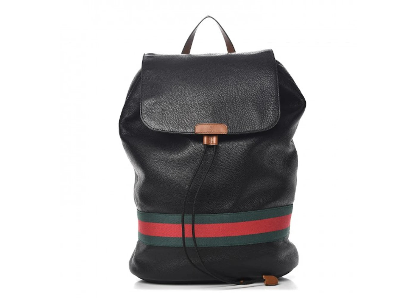 Gucci Signature Backpack Web Black