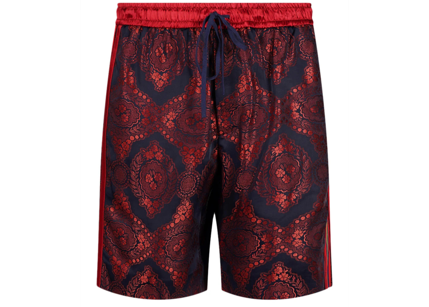 Gucci Silk Patterned Shorts Red