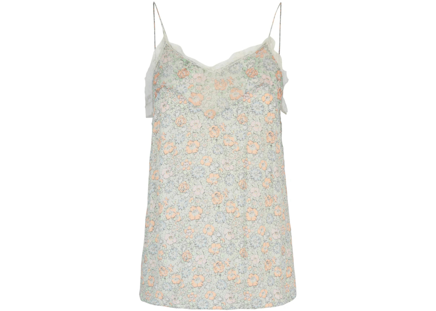 Gucci Sleeveless Floral Printed Cami White