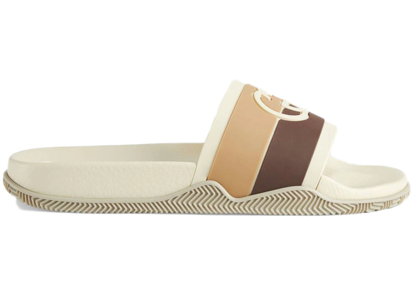 Gucci Slide Interlocking G Beige