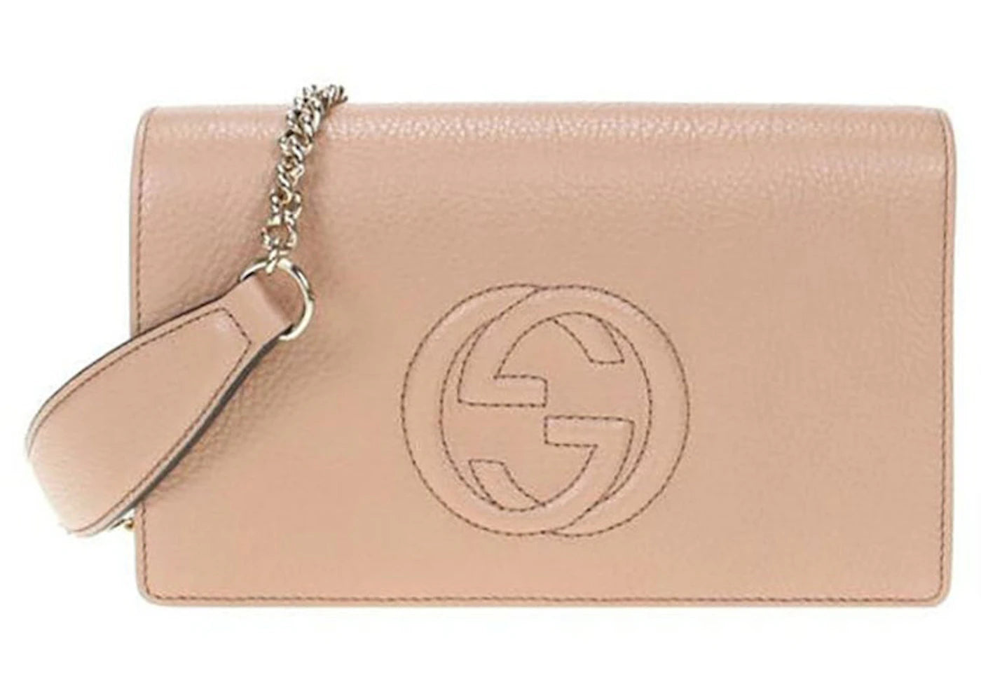 Gucci Soho Camelia Crossbody Bag Beige