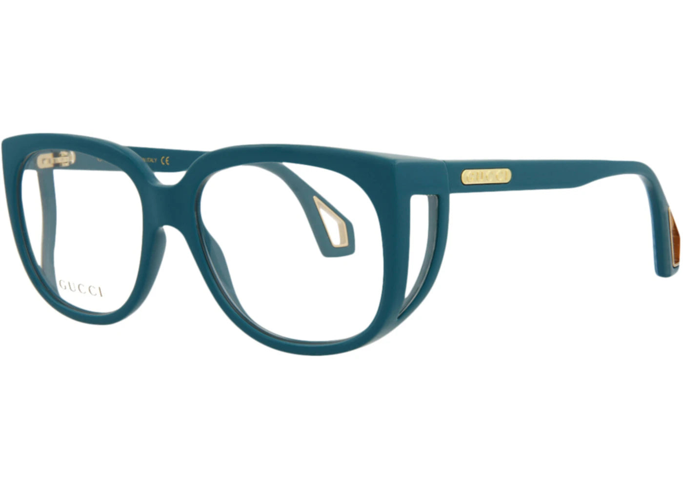 Gucci Square Eyeglasses Blue/Blue/Transparent (GG0470O-30006525-003)