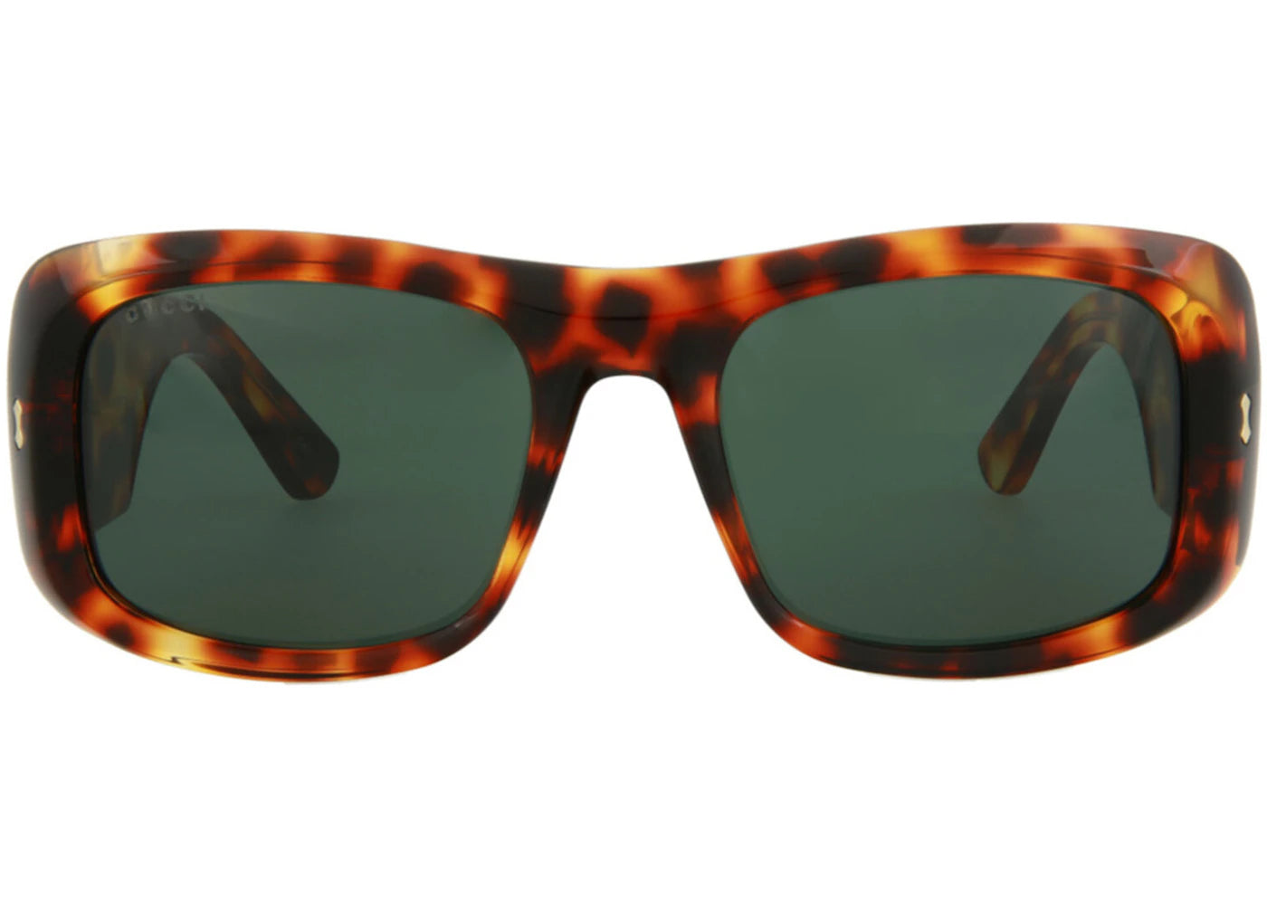 Gucci Square-Frame Acetate Sunglasses Havana/Green (GG1080S-30013039-003-20357)