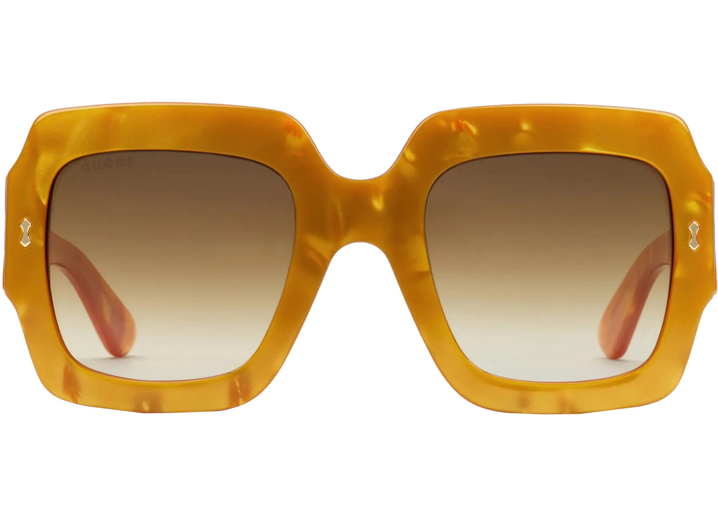 Gucci Square Frame Sunglasses Yellow (691323 J0744 7023)
