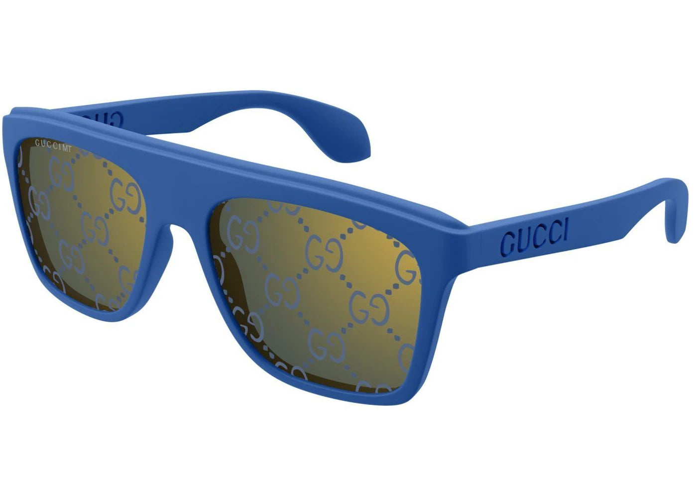 Gucci Square Logo Frame Sunglasses Blue (GG1570S-004)