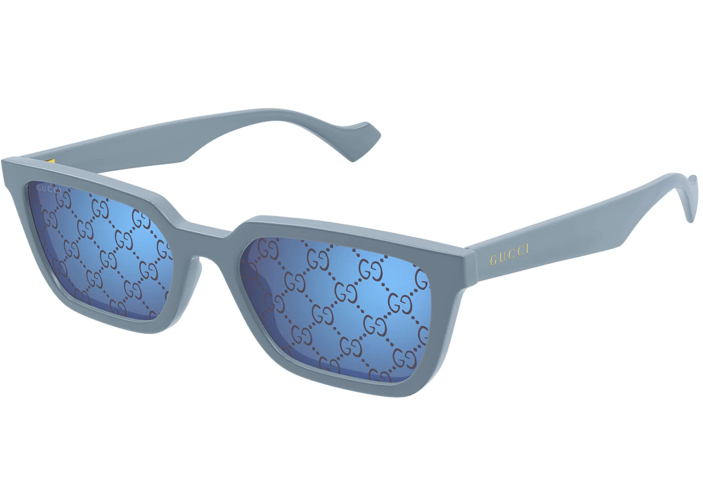 Gucci Square Logo Frame Sunglasses Light Blue/Purple (GG1539S-003-55)