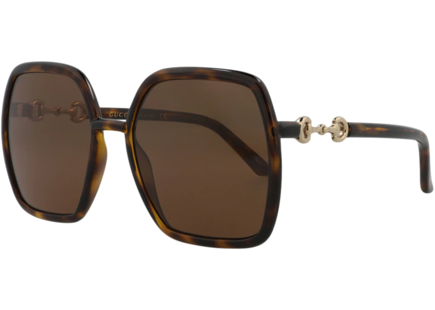 Gucci Square Rectangle Sunglasses Havana/Brown (GG0890S-30010368-002)