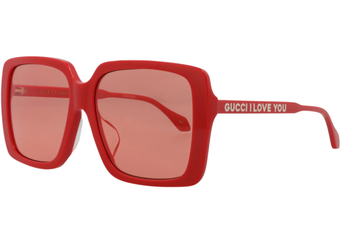 Gucci Square Rectangle Sunglasses Red (GG0567SAN-30013230-005)
