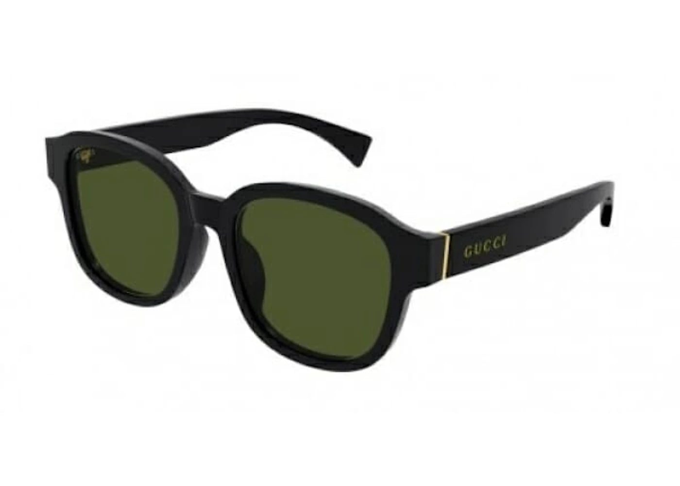 Gucci Square Sunglasses Black/Green (GG1140SK-002)
