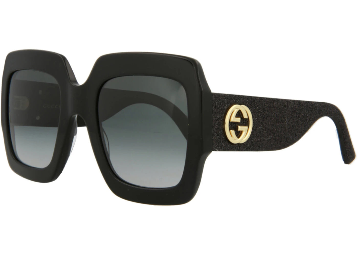 Gucci Square Sunglasses Black/Grey (GG0102S-30001538-001)