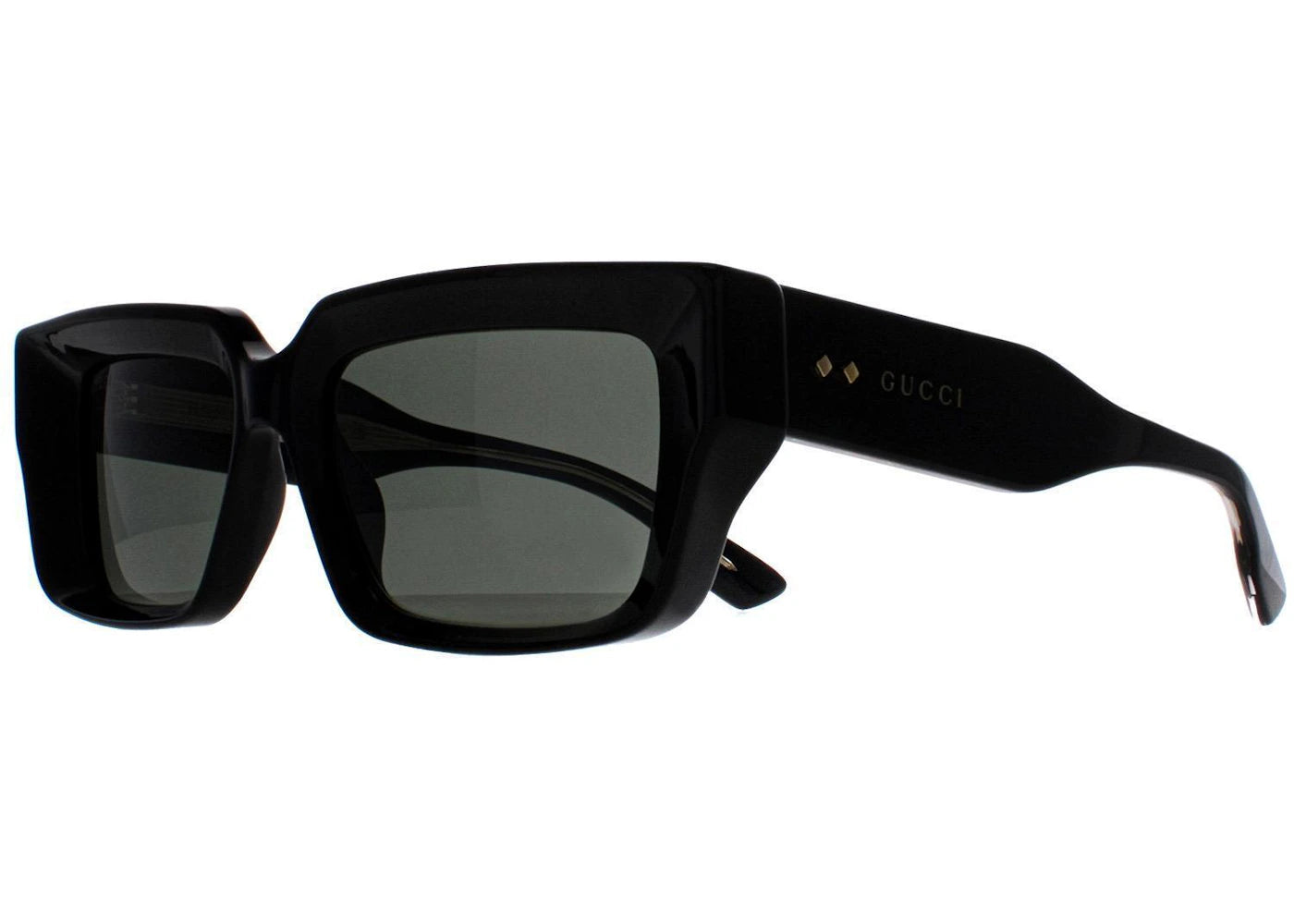 Gucci Square Sunglasses Black/Grey (GG1528S-005)