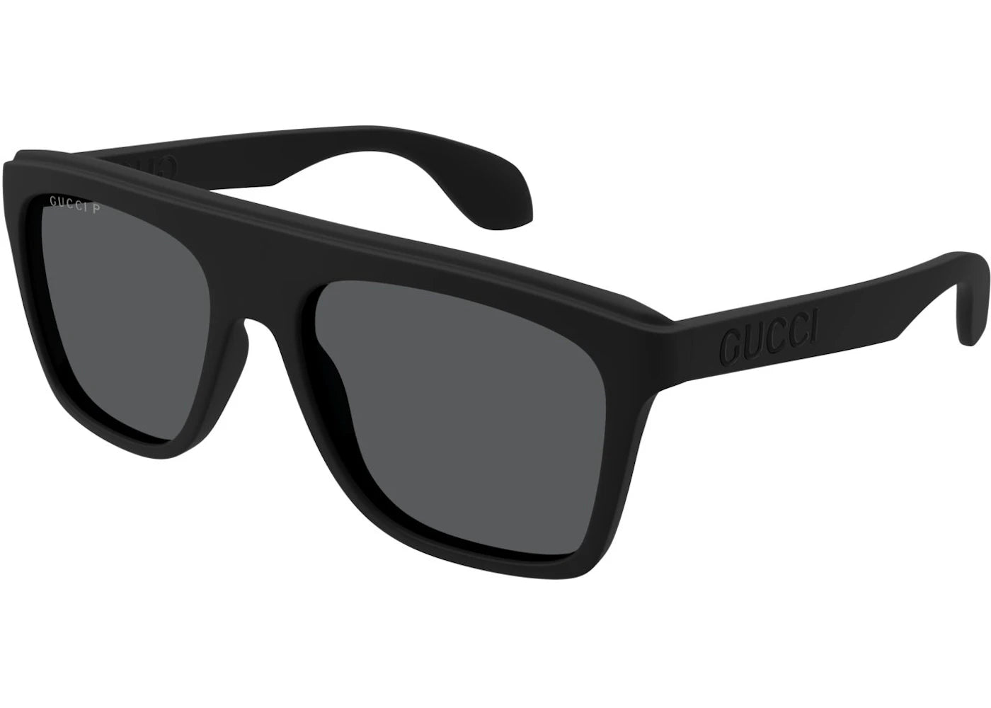 Gucci Square Sunglasses Black/Grey (GG1570S-006)