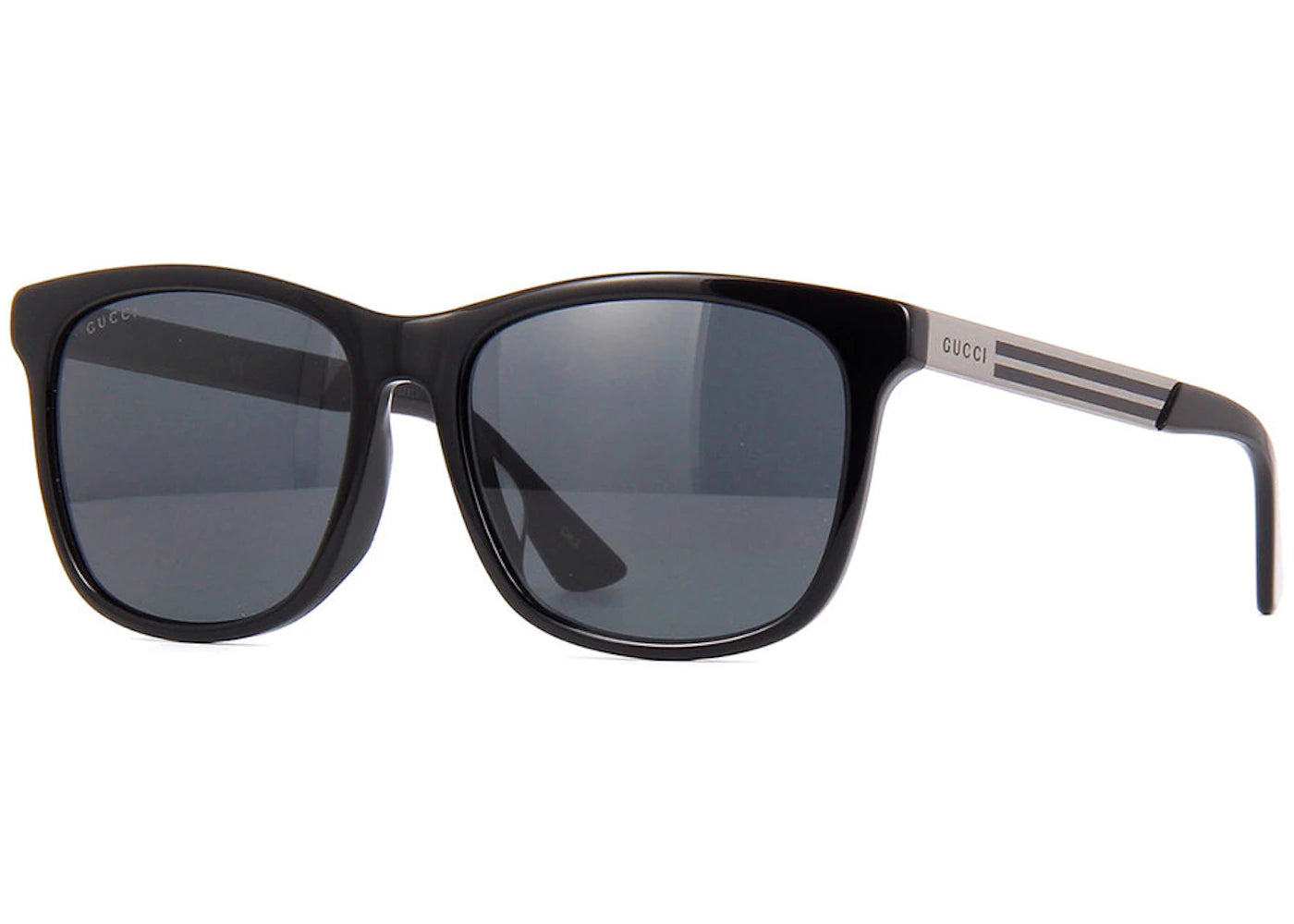 Gucci Square Sunglasses Black/Ruthenium Grey(GG0695SA-30008596-001)