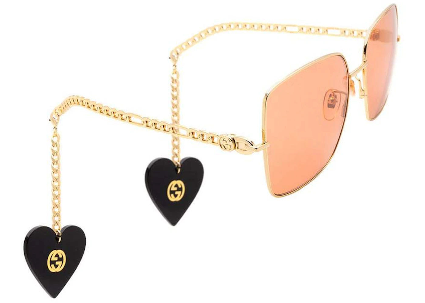 Gucci Square Sunglasses Gold (GG0724S-005-61)