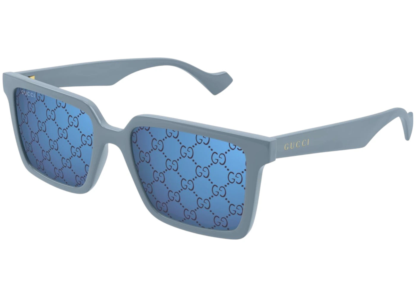 Gucci Square Sunglasses Light Blue Violet (GG1540S-003-FR)