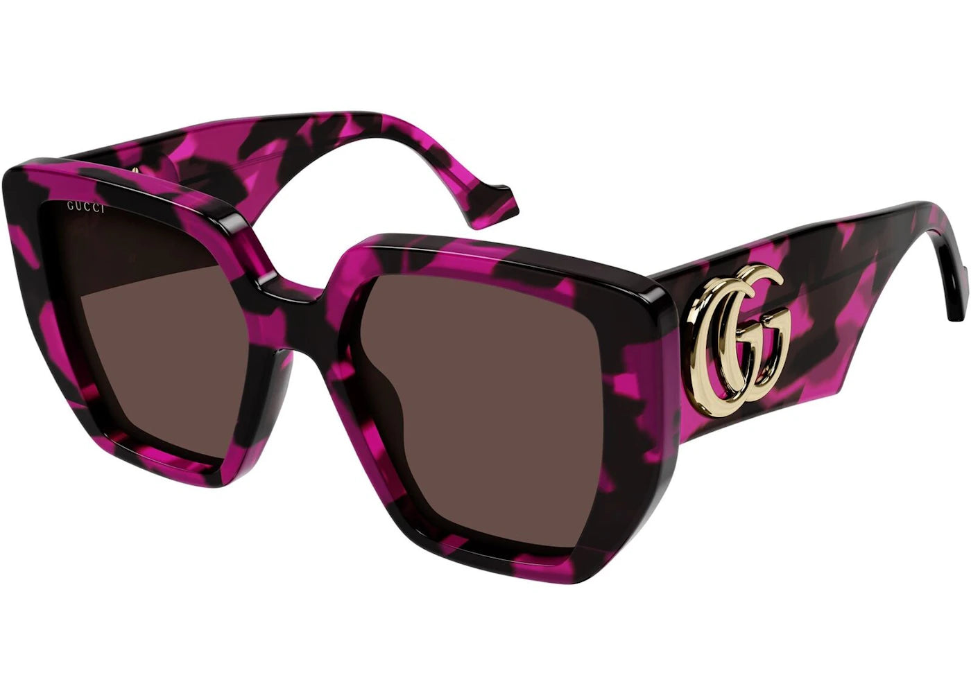 Gucci Square Sunglasses Pink Tortise (GG0956S-008-FR)