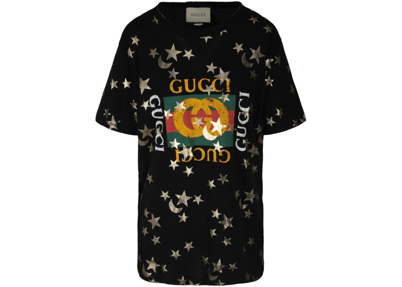 Gucci Stars Printed T-shirt Black