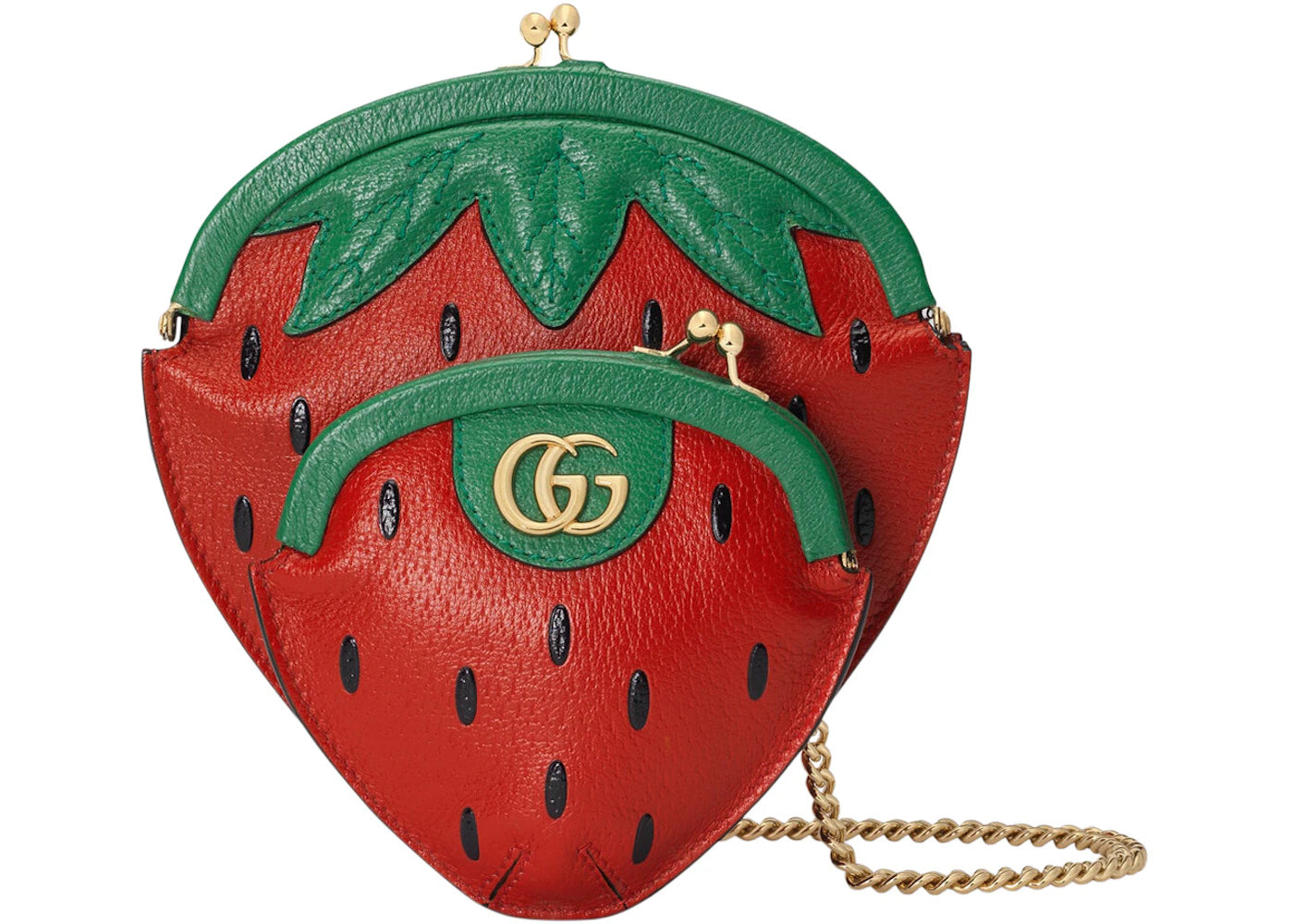 Gucci Strawberry-Shaped Bag Mini Red/Green