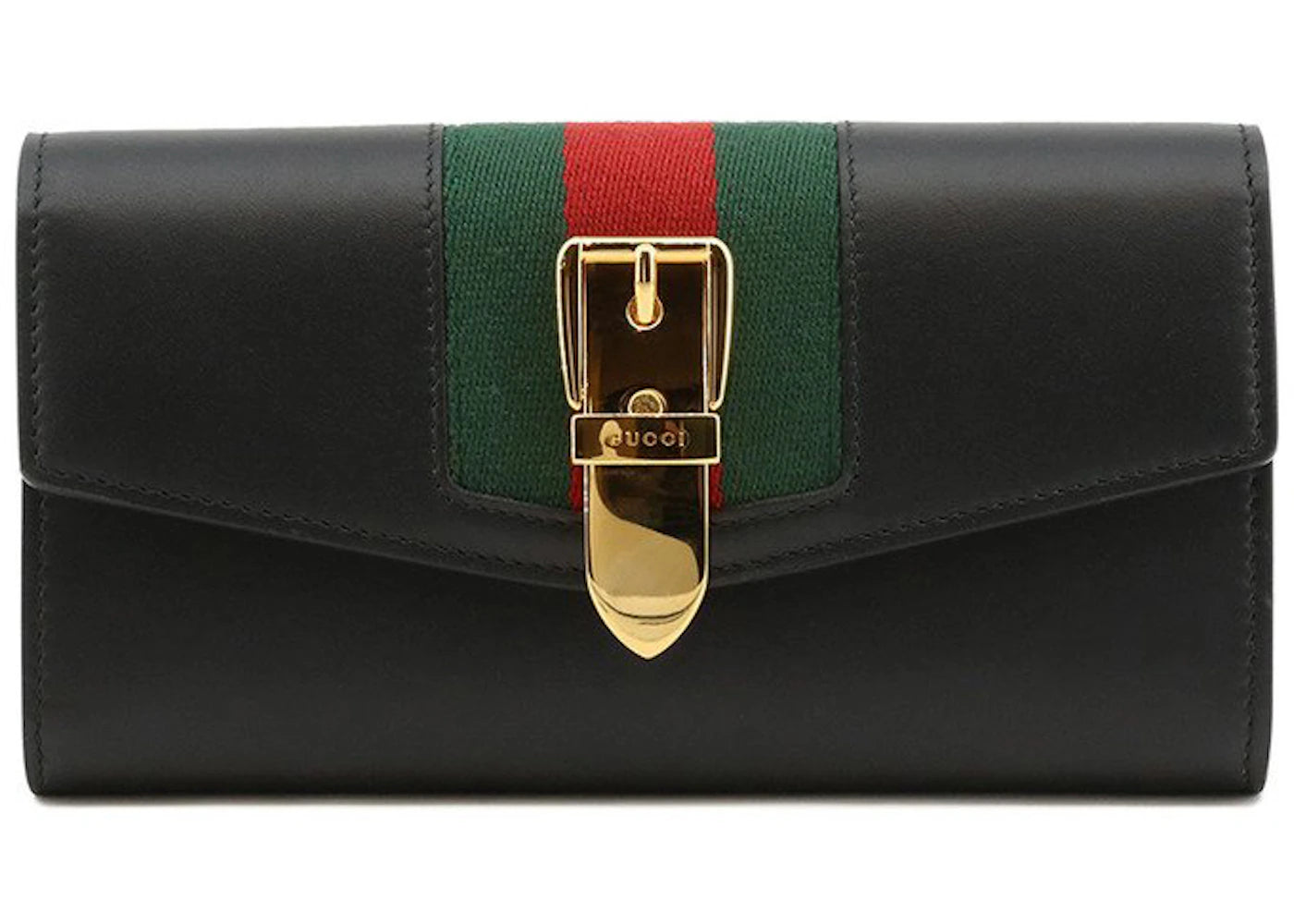 Gucci Sylvie Continental Wallet Black