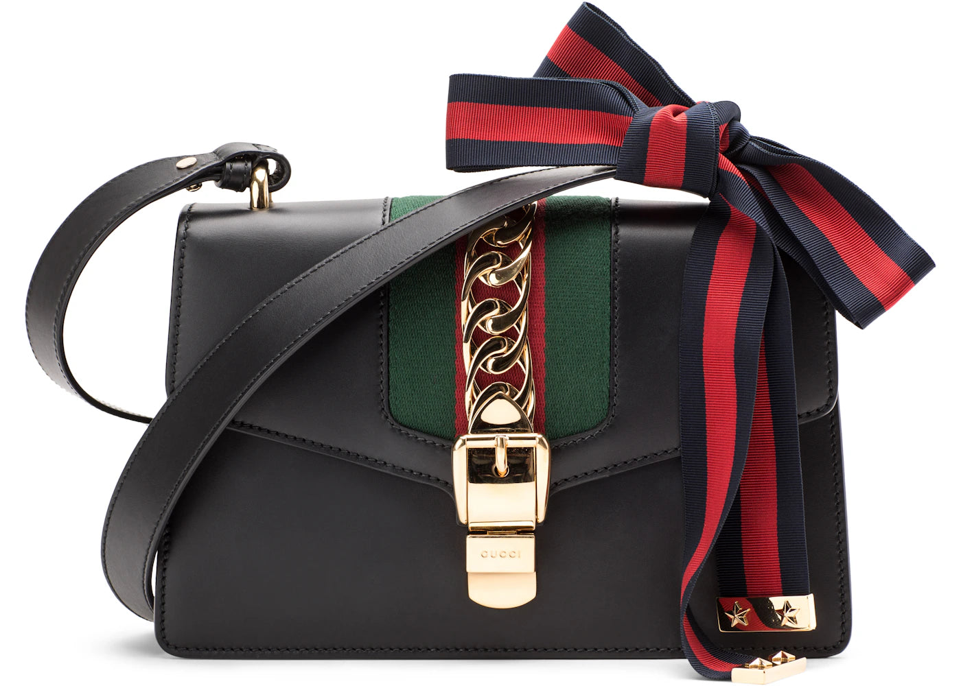 Gucci Sylvie Shoulder Bag Small Black