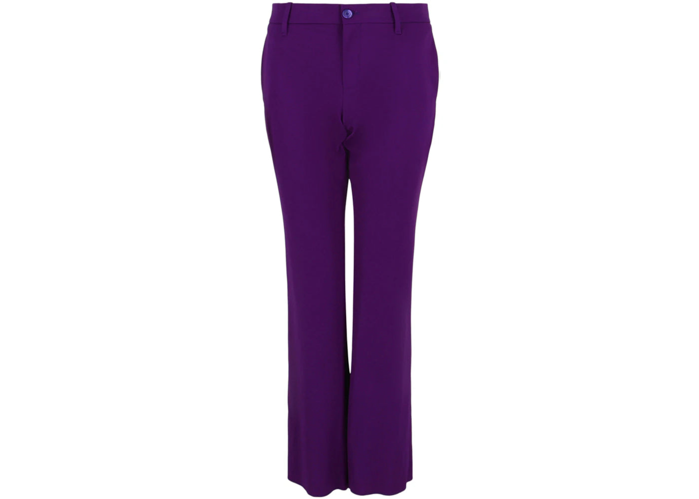 Gucci Tailored Bootcut Pants Shiny Purple