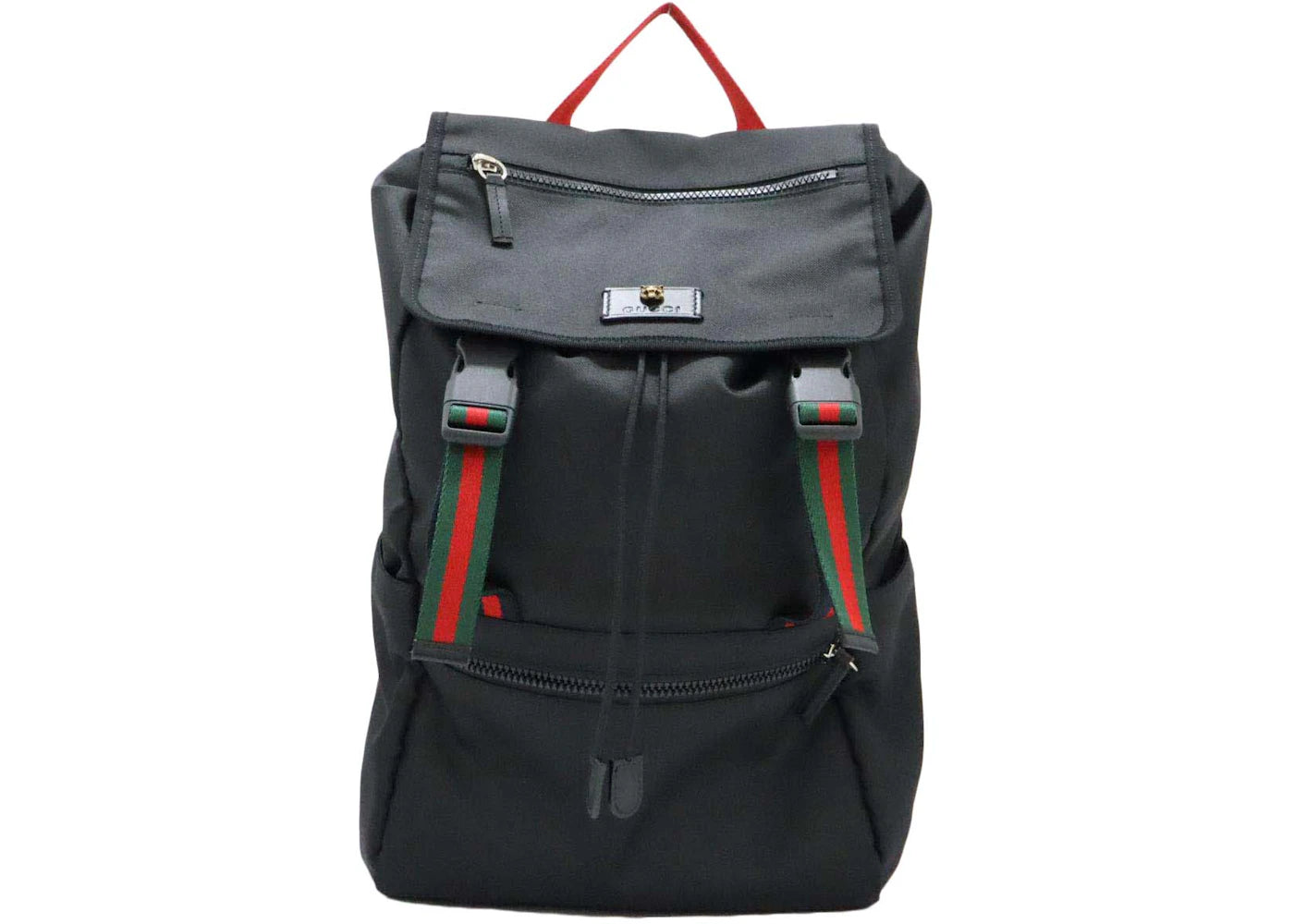 Gucci Techno Canvas Tigerhead Backpack Black