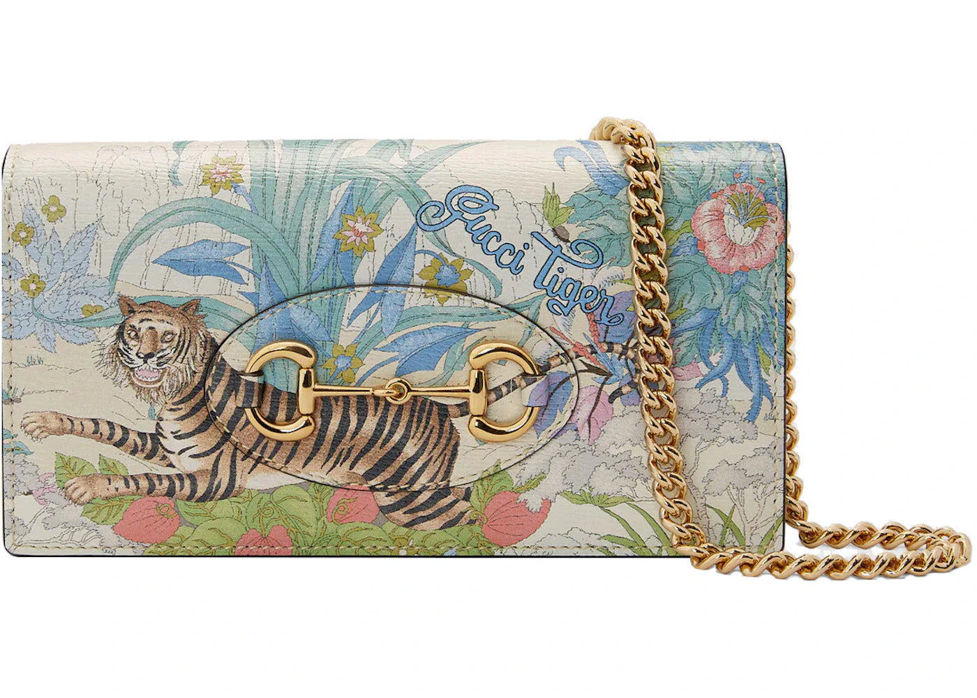 Gucci Tiger Horsebit 1955 Wallet Off White