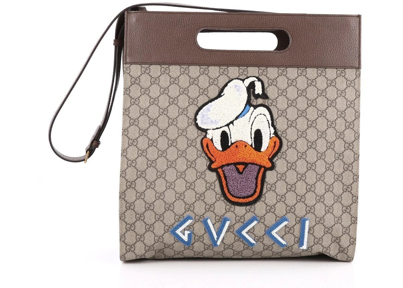 Gucci Tote GG Supreme Donald Duck Beige/Ebony