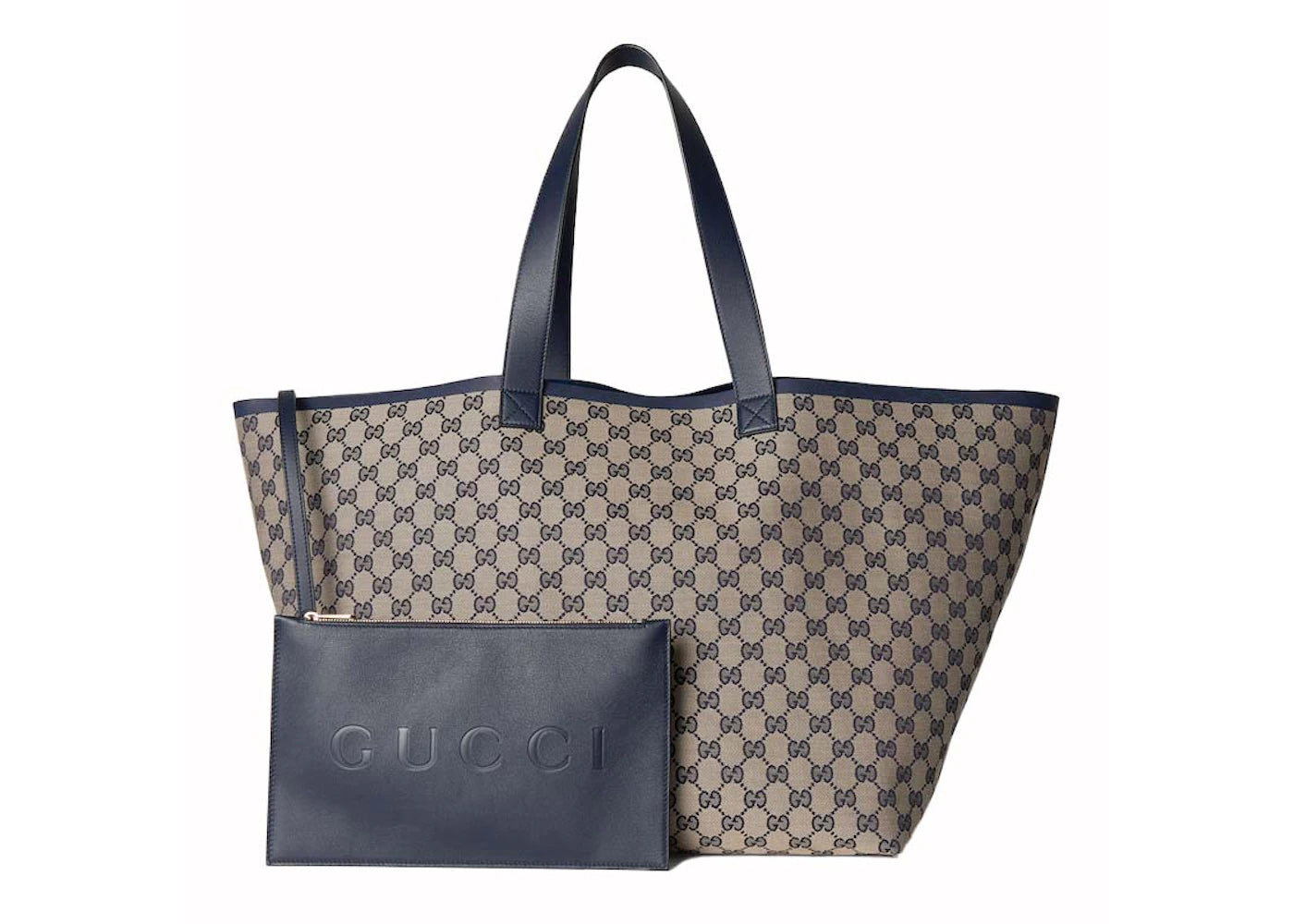 Gucci Totissima Large Tote Bag Beige/Blue