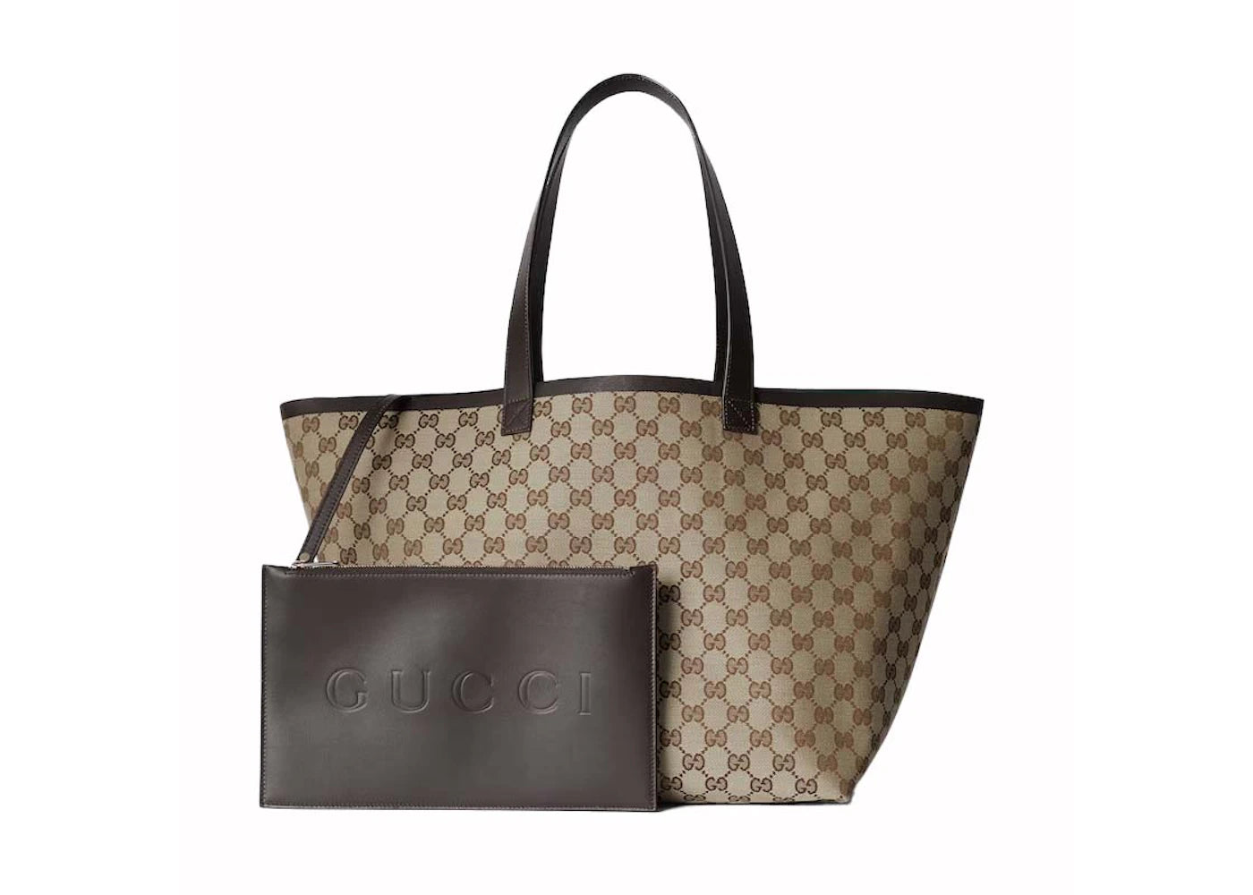 Gucci Totissima Medium Tote Bag Beige/Ebony