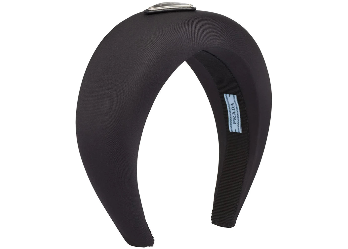 Gucci Triangle Logo Nylon Headband Black