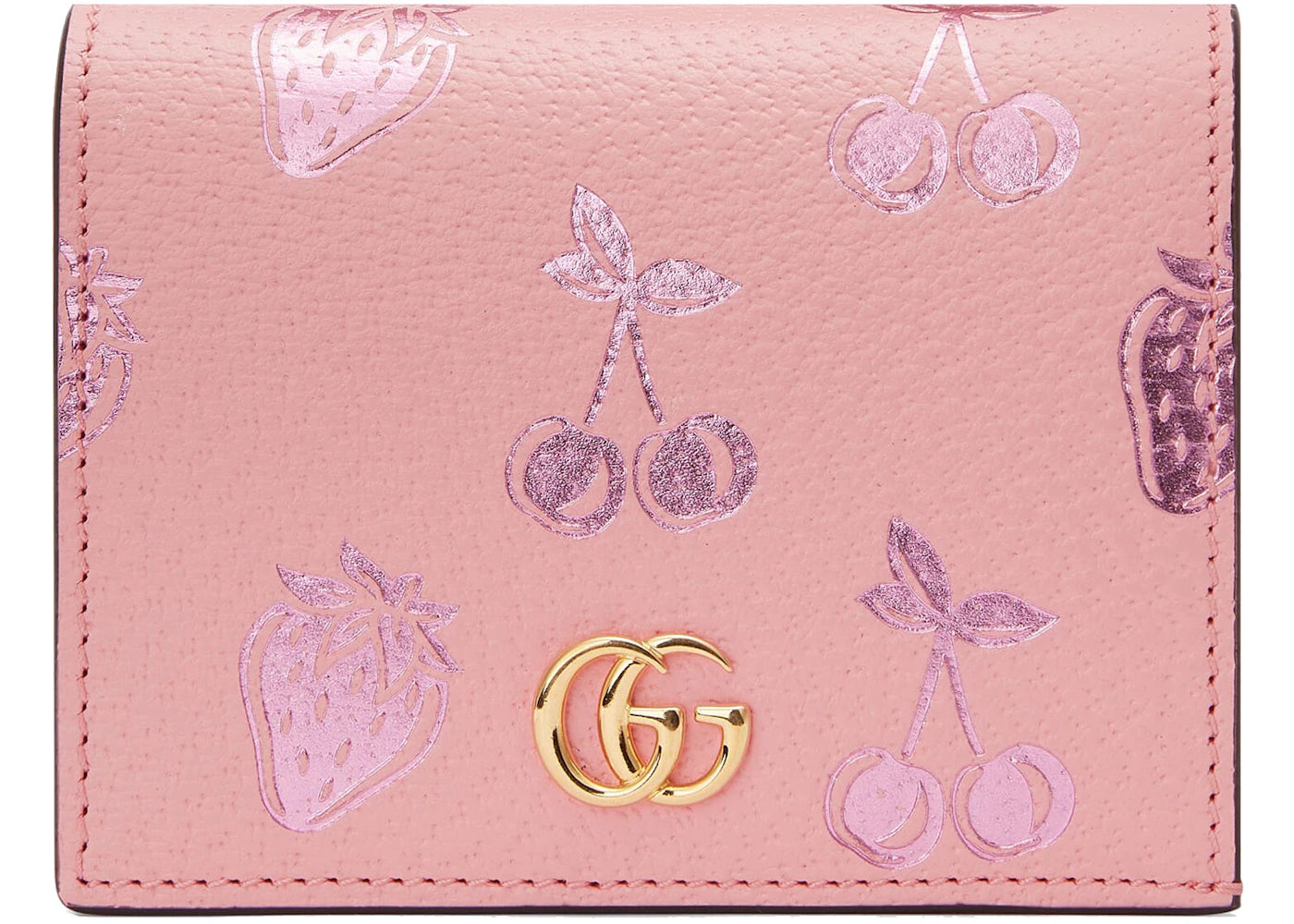 Gucci Valentine's Day GG Marmont Wallet Pink